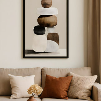 Póster Equilibrio Zen Moderno