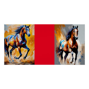 Póster "Equine Ace: El máximo lanzador de caballos"