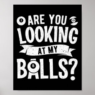 Póster Equipamiento Billar Para El Jugador De Billar Juga