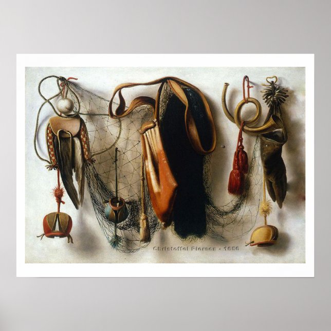 Póster Equipamiento de Falconería - 1650 (Frente)
