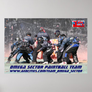 PÓSTER EQUIPO 2006 DE PAINTBALL DEL SECTOR DE OMEGA