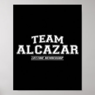 Póster Equipo Alcazar _ Orgullosa Familia Apellido Apelli