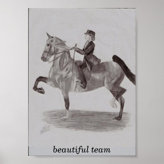 Póster equipo bello (Frente)