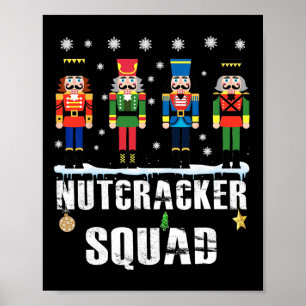 Póster Equipo Cascanueces Bailando Byllet Familia Combina