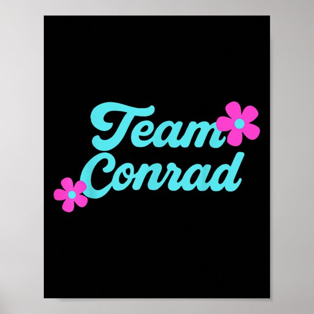 Póster Equipo Conrad Floral (Frente)