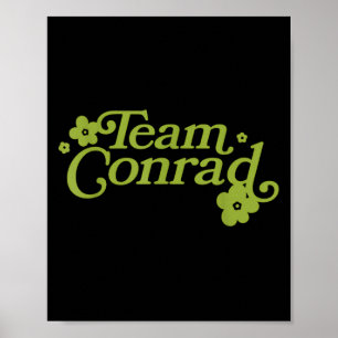 Póster Equipo Conrad Gráfico Floral Para Hombres Mujeres
