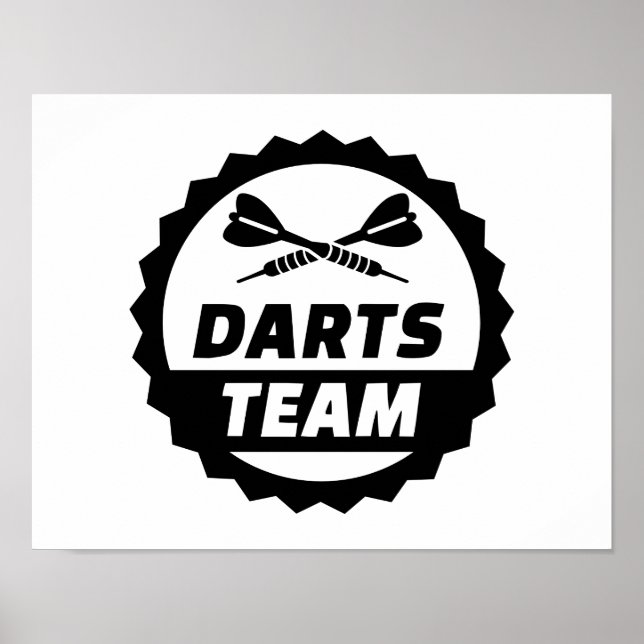 Póster Equipo Darts (Frente)