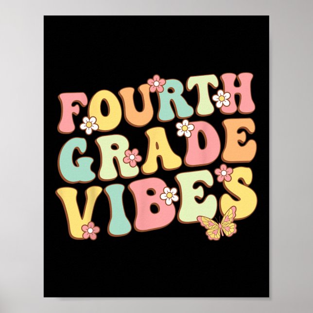 Póster Equipo de 4º grado Vibes Hello Maestría Ki (Frente)