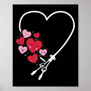 Póster Equipo de acceso vascular Picc Heart Valentine Pic
