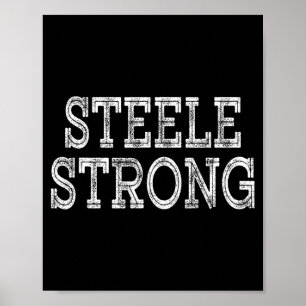 Póster Equipo de Apellido de Reunión Familiar STEELE Stro