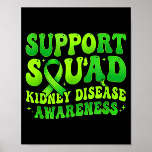Póster Equipo de apoyo conciencia de la enfermedad renal 