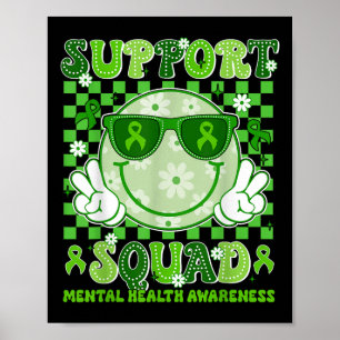 Póster Equipo de Apoyo Conciencia de Salud Mental Sonrisa