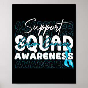 Póster Equipo de Apoyo Conciencia del Cáncer de Colon Cin