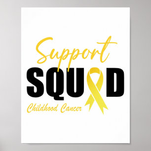 Póster Equipo de Apoyo Conciencia del Cáncer Infantil Cin