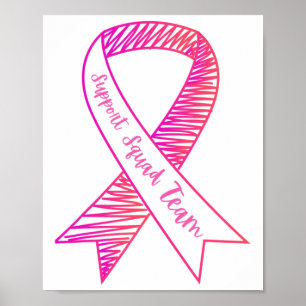 Póster Equipo de apoyo del Día Mundial contra el Cáncer d