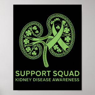 Póster Equipo de Apoyo Enfermedad Renal Cinta Verde