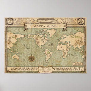 Póster Equipo de Asistentes de Wiseacre - Mappa Mundi