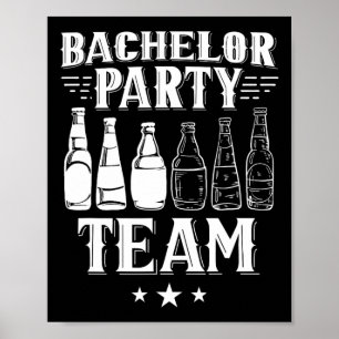 Póster Equipo de bachillerato Groom Bride 1