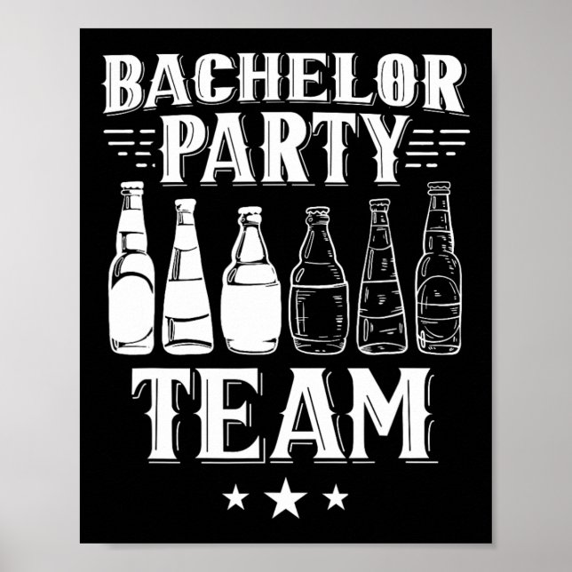 Póster Equipo de bachillerato Groom Bride 1 (Frente)