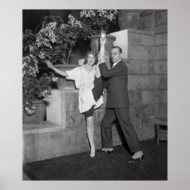 Póster Equipo de Baile Cabaret, años 20 (Frente)