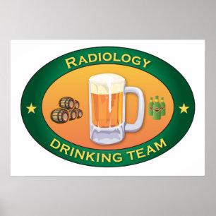 Póster Equipo de bebidas radiológicas