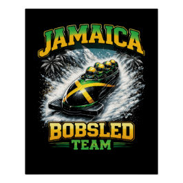 Póster Equipo de Bobsleigh de Jamaica