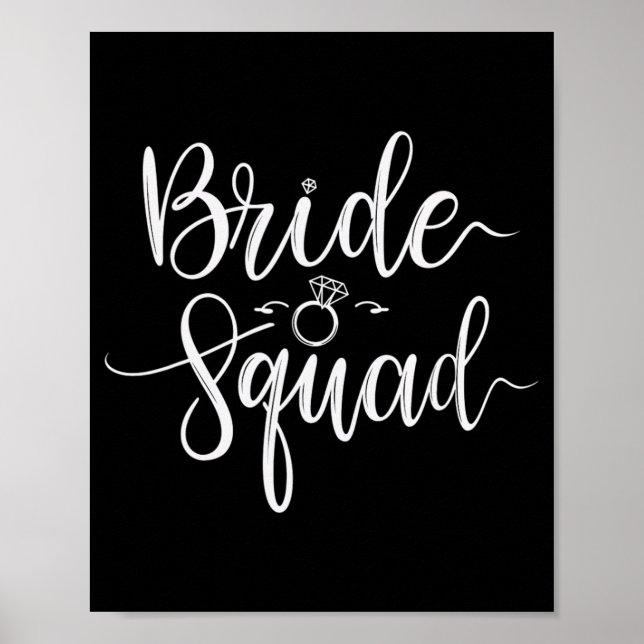 Póster Equipo de Boda Británico (Frente)