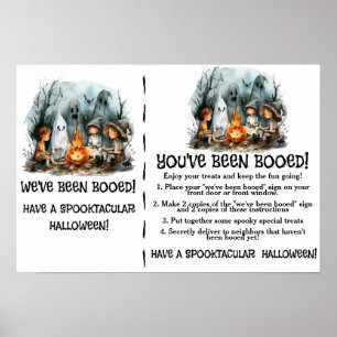 Póster Equipo de bomberos - Juego de Halloween