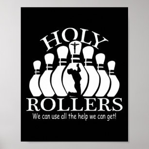 Póster Equipo de Bowling de Sagrado Rollers