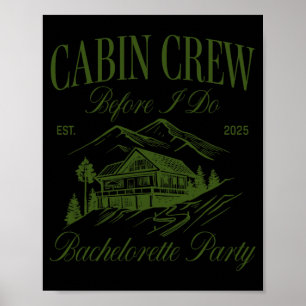 Póster Equipo de cabina antes de hacer Bachelorette Party