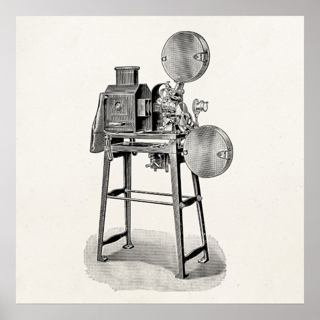 Póster Equipo de cinematografía de cámara de películas an (Frente)