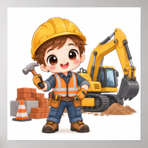 Póster Equipo de Construcción Junior