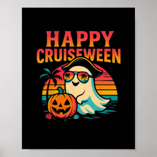 Póster Equipo de crucero de Halloween Familia 2025 Tripul