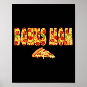 Póster Equipo de Cumpleaños de Mamá Adicional Pizza