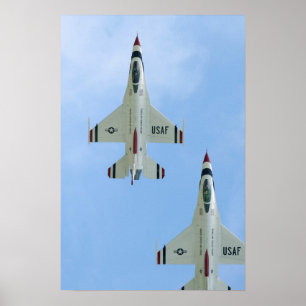 Póster Equipo de demostración de vuelo de Thunderbirds