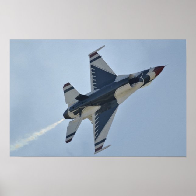 Póster Equipo de demostración de vuelo de Thunderbirds (Frente)