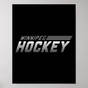 Póster Equipo de día de juego para fanáticos de Winnipeg 