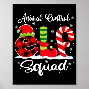 Póster Equipo de duendes de control animal Oficial de Nav