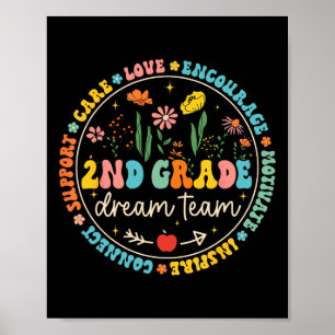 Póster Equipo de ensueño de 2do grado Ck al profesor de l