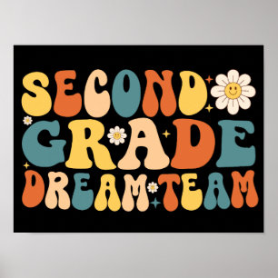 Póster Equipo de ensueño de segundo grado