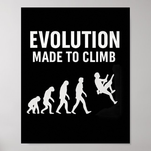Póster Equipo de escalada de Evolution Made To Climb Silu (Frente)
