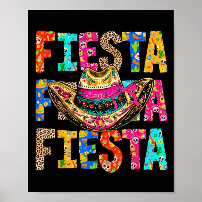 Póster Equipo de Fiesta San Antonio Texas Cinco De Mayo V (Frente)