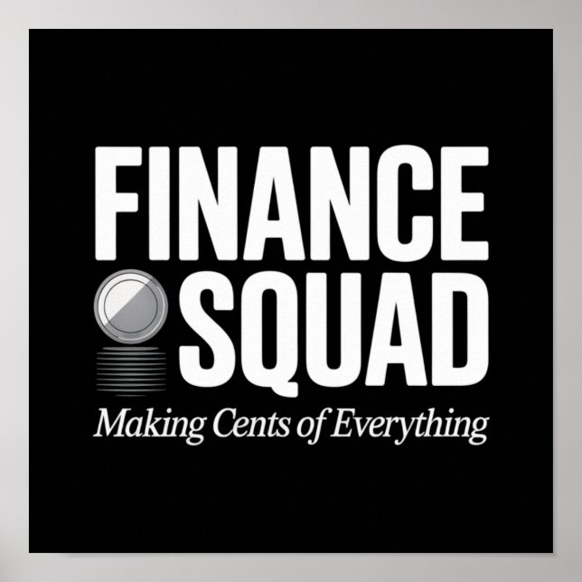 Póster Equipo de Finanzas: Darle sentido a todo (Frente)