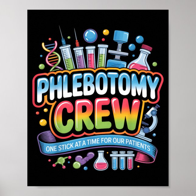 Póster Equipo de Flebotomía Semana del Laboratorio Técnic (Frente)