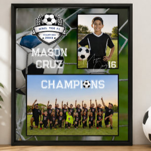 Póster Equipo de Fútbol Compañero de Memoria Fotográfic