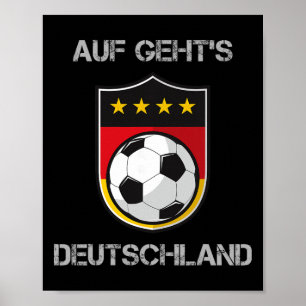 Póster Equipo de fútbol de Alemania Deutschland Nacional 