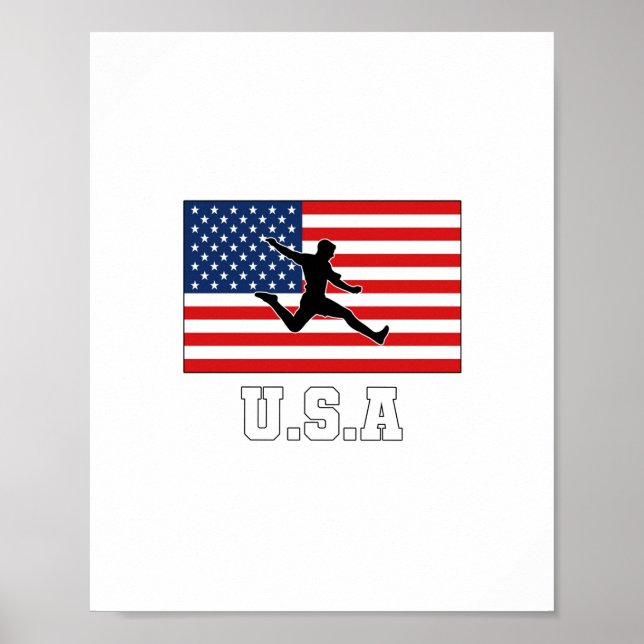Póster Equipo de Fútbol de Estados Unidos USMNT (Frente)