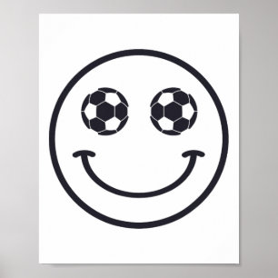 Póster Equipo de Fútbol Genial de Smile Soccer Byll para 