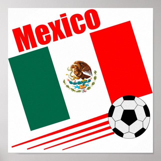 Póster Equipo de fútbol mexicano (Frente)