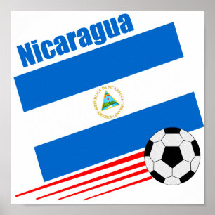 Póster Equipo de fútbol nicaragüense